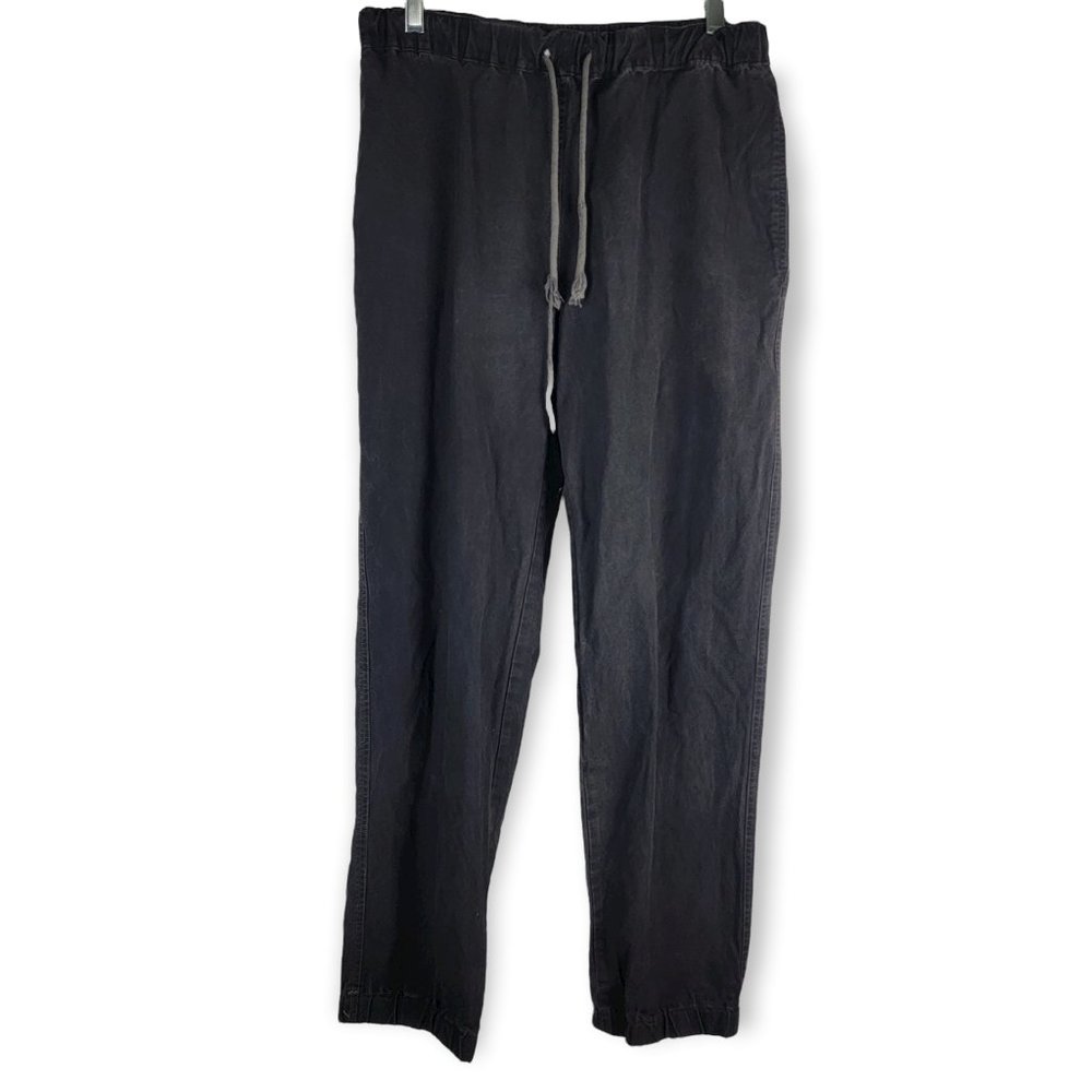 Graffiti Jogger Cotton Drawstring Jogger Pants Faded Black
